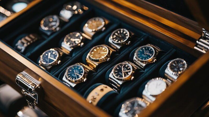 Conseils pour choisir le rangement idéal pour vos montres de collection