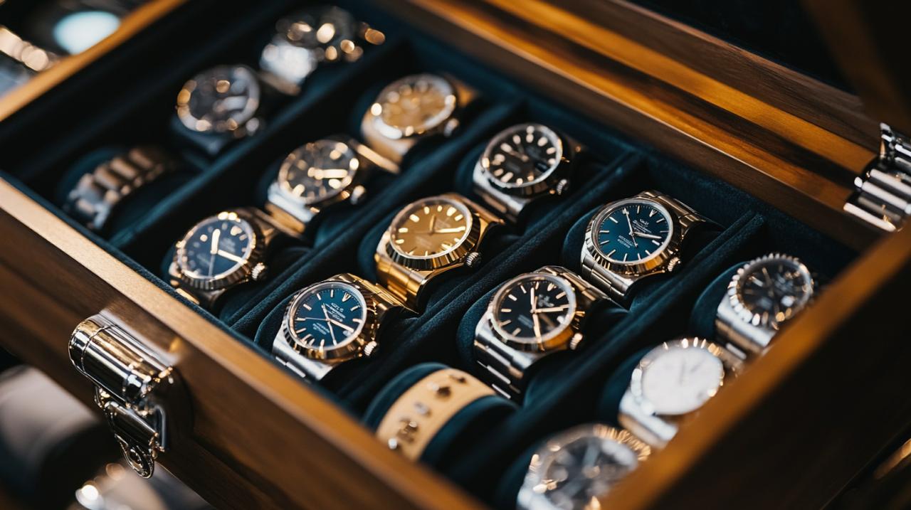Conseils pour choisir le rangement idéal pour vos montres de collection